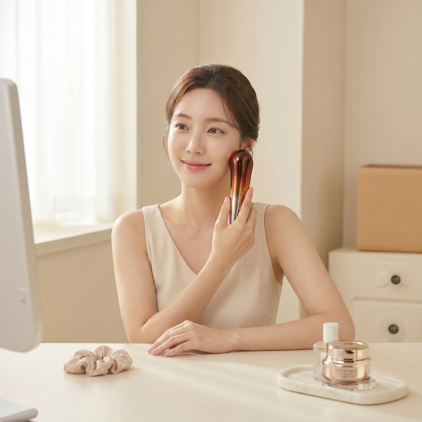 EMS LED 멀티케어 탄력 페이스 디바이스