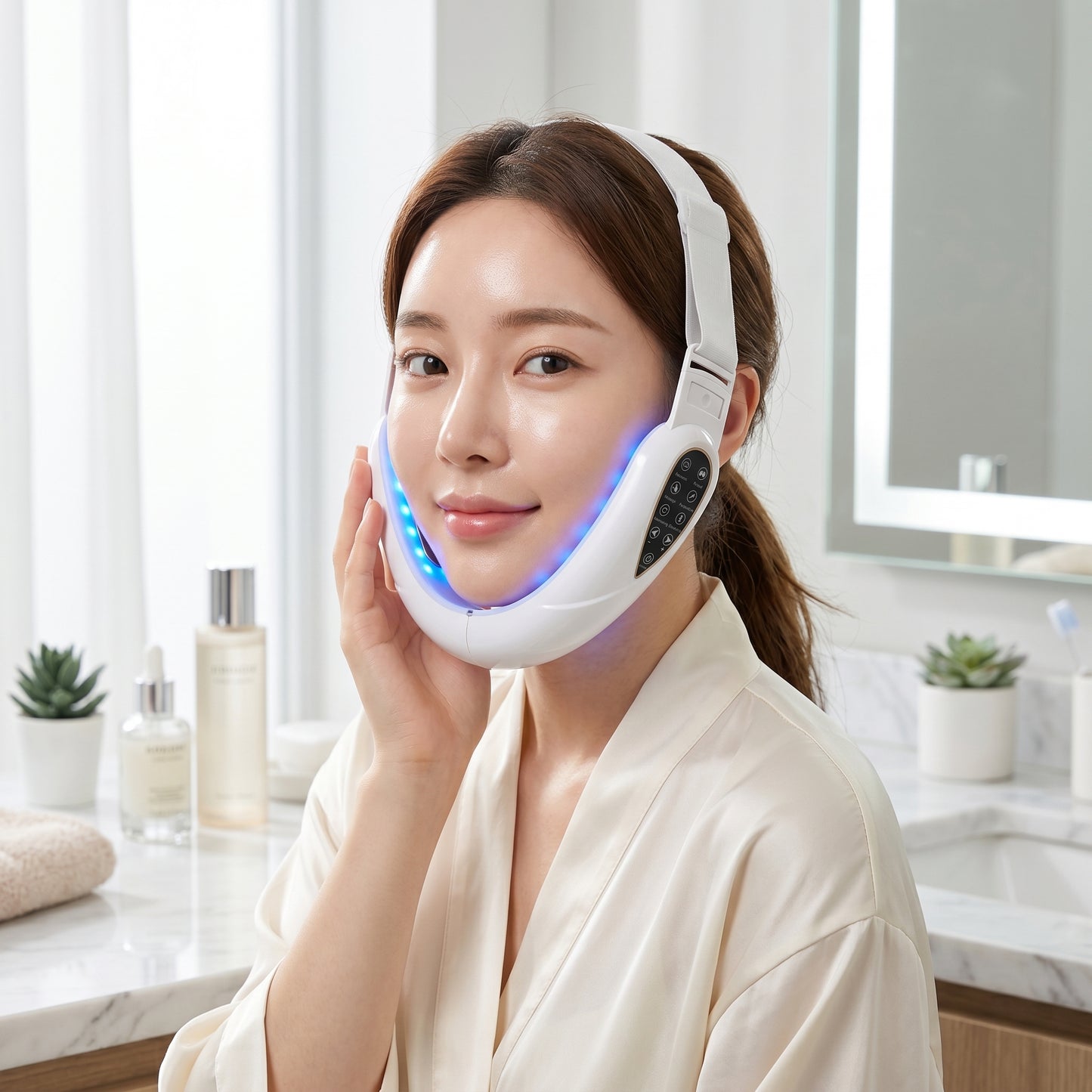 ⚡전동페이스케어⚡ 마이크로커런트 EMS 리프팅 마사지기 | 탄력 리프팅 케어